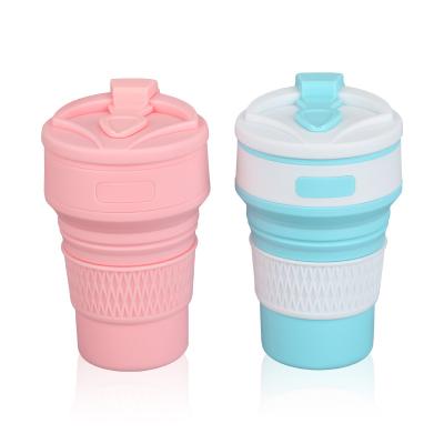 China TongYan Viable Wholesale Customized Drinking Coffee Cup Silicone Baby Collapsible Cups for sale