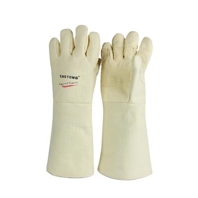 China Industrial Work Multifunctional High Temperature Heat Resistant Price Heat Treatment Metal Resistance Gloves for sale