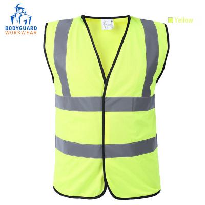 China Vis Airport Security Yellow Vest Ordinary Fluorescent Vest Water Proof Workwear Cn 028 Orange Reflective Motocross Clothing hi for sale