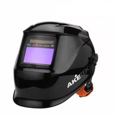 China Customized Good Quality PA6 Industrial Full Face Solar Auto Darkening Welding Helmet for sale