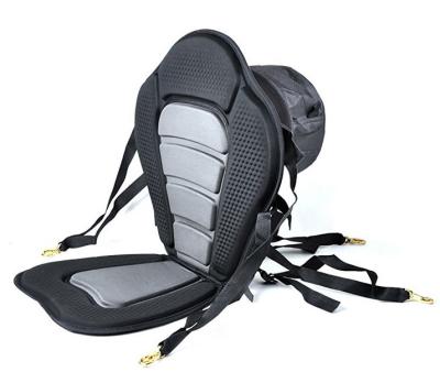 China Seat Stainless Metal Accessories Provide OEM Logo KAYAK SEAT With Detachable Canoe Backrest Seat Bag for sale