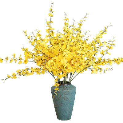 China Real Touch Minimalist Style New Artificial Dancing Orchid Flowers 6 Colors Decoration Flowers for sale