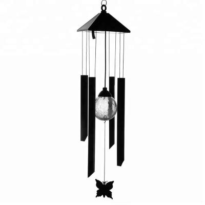 China CLASSIC Outdoor Garden Decor Butterfly Metal Wind Bell Wind Chimes for sale