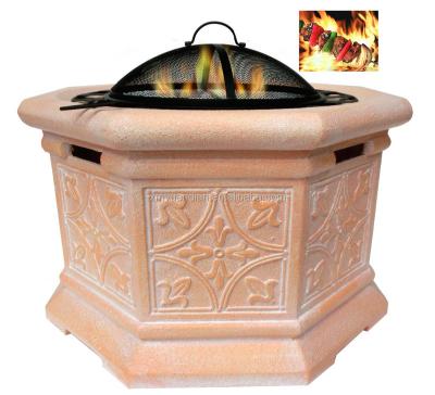 China Hot Selling Stocked MgO Free Sample Outdoor Fire Pits Garden BBQ Wood Burning Fire Bowl for sale