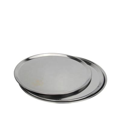 China Hot Selling Hotel Home Restaurant And Stainless Steel Custom Serving Tray High Quality Food Metal Tray for sale