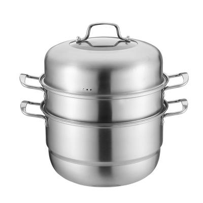 China Sustainable Durable Using Cheap Price Multifunction Cooker Basket Pot Stainless Steel Steamer for sale