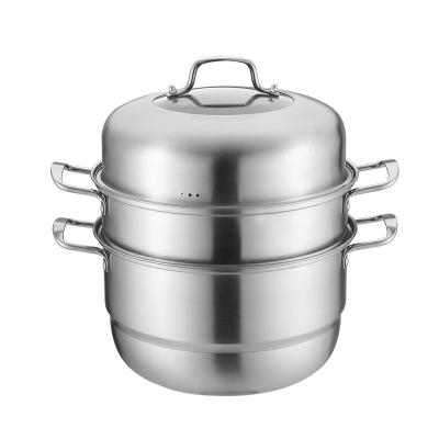 China Viable Wholesale Customized Logo Good Quality Cookware Electric Food Steamer Pot Cooking Steamer for sale