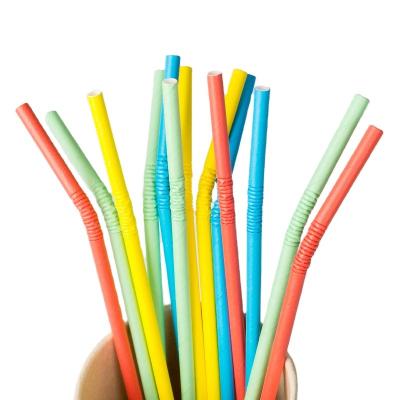 China Party Supplies Eco Friendly Colorful Party Supplies Food Grade Biodegradable Bendable Paper Drinking Straws for sale