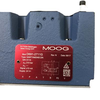 Китай Пропорциональный соленоидный клапан MOOG D691-2711G 500RPM продается