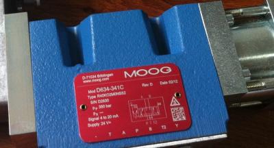 중국 MOOG OEM 알루미늄 수압 전기 서보 밸브 D634-341C 판매용