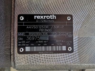 China Rexroth Plunger Pump A4VSO125DR/30R-PPB13N00 Rexroth Hoogdruk Plunger Pump Te koop