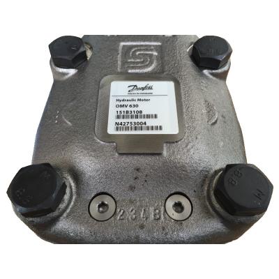 China Danfoss Motor Hidráulico OMV630151B3108 Preto E Prata Alto Torque 630 cm3/rev Fornecimento Economia de Energia Fácil de OperarAltas Pressões 420 Bar à venda