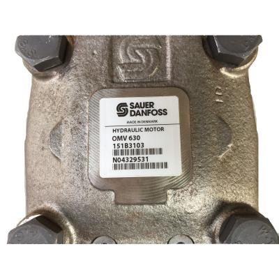 China Danfoss Motor Hidráulico OMV630151B3103 Preto e Prateado Baixo ruído Longa vida útil Fácil manutenção Ferro fundido à venda