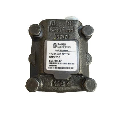 China Danfoss Motor Hidráulico OMS250151F0547 Preto e Prateado Controle de Precisão Alta Confiabilidade Ferro Fundido Alta Velocidade e Pressão à venda