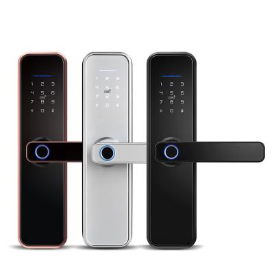 China Control Wholesale Price Cerradura Inteligente Digital Lock WIFI TTlock Tuya APP Password Fingerprint Keyless Smart Locks for sale