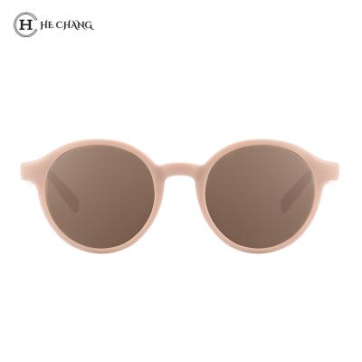 China Round Frame Oceanbound Sunglasses Rpet Sunglasses Fashion Eco-friendly Retro PE Sunglasses HeChang OEM Sunglasses G850 Biodegradable for sale