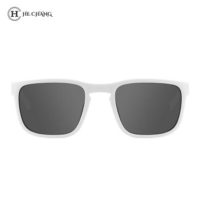 China HeChang OEM Sunglasses G850 Oceanbound Environmental Lenses Biodegradable Square Glass PE Sunglasses Eco-Friendly Sunglasses for sale