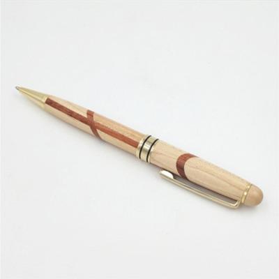 China Promotional Fountain Pen Kits China Wooden Ballpoint Pen With Pen Box Promotional Pen Wholesale Wooden for sale