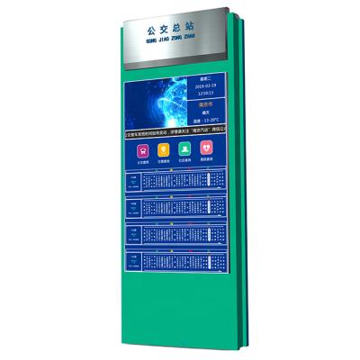 China China Manufacturer Outdoor Double Sided LCD Advertising Display Bus Stop Digital Signage RS-LZ-05111314 for sale