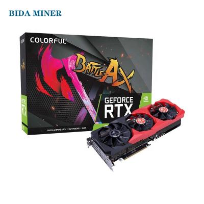 China Advanced GeForce RTX 3080 Colorful OC 10G Overclocking Workstation iGame Edition Desktop Gaming Graphics Card for sale