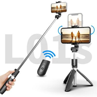 China Private Label OEM Fold Mini 3-in-1 Wireless Blue-tooths Palo Pau De Selfie Stick Tripod For Mobile Phone for sale