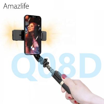 China Selfie Stick with New Amazlife Stabilizer Q08 Smart Shooting Selfie Stick Tripod Mobile Phone Gimbal for Smartphone for sale