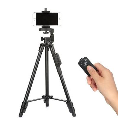 China Original Yunteng VCT 5208 Portable Wireless Blue Tooth Mobile Phone Tripod Stand Holder for Digital Camera for sale