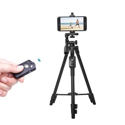 China Yunteng 5208 PORTABLE Mobile Phone Camera Tripod Stand with Wireless Blue Tooth Remote Shutter for sale