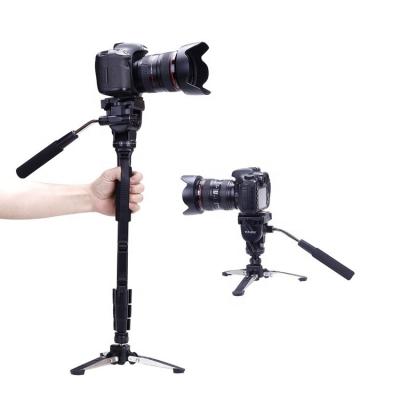 China Yunteng 288 Monopod Heavy Duty Photography Camera Tripod with Pan Head Quick Release Liquid Plate for sale