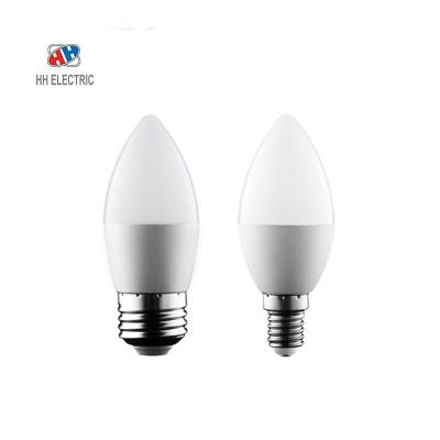 China HOTEL/WAREHOUSE/OFFICE/ETC Factory Price Candle Shape Led Bulb High Brightness 3W 5W 7W 3000K 5000K 6500K E27 Indoor Lighting SMD Lamp for sale