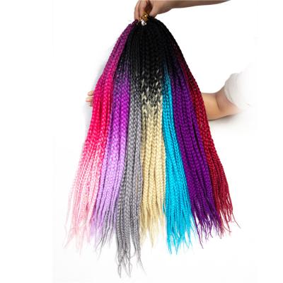 China Crochet Braids Wholesale Synthetic Jumbo Hair Braids High Temperature Fiber Crochet Twist Senegal Box Braids for sale