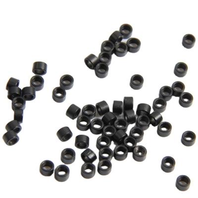 China 4.0MM I-tip Aluminum Micro Screw Thread Rings Bead Locks For I Stick Tip Hair Extensions for sale