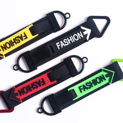 China Custom Logo Wrist Neck Halloween Event Promotional Woven Lanyard Acceptable With Keychain ID Card Holder for sale