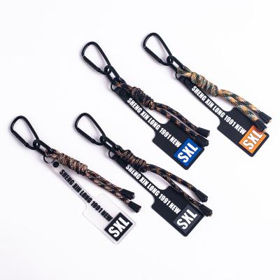 China Customized Acceptable Stylish Black Lanyard Metal Lock Ring Custom Short Keychain Wristlet Strap For Hand Key Wrist Support Chain Lanyard for sale