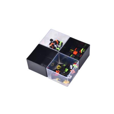 China Hot Sale Recycled Good Quality Materials Rope Stopper Container Sample Transparent Plastic Box for sale