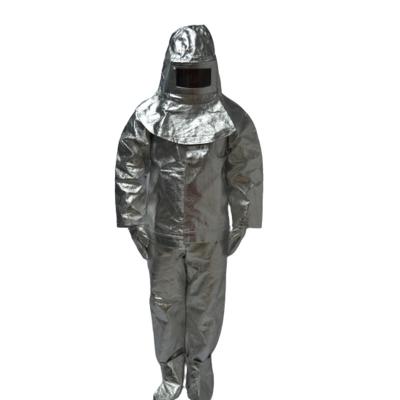 China Durable Thermal Insulation Heat Resistant Good Quality Aluminum Firefighter Firefighting Equipment Clothing Safety Gear Thermal Radiation Firefighting Suits for sale