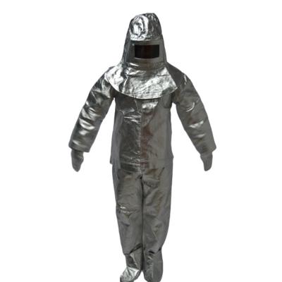 China Full Set Fire Entrance Suit Heat Insulation Clothing Full Set Fire Entrance Suit Aluminum Foil Fire Proximity Suit for sale