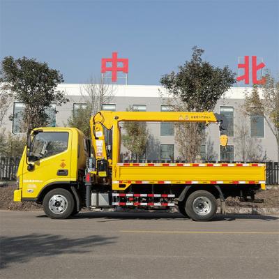 China TRUCK CRANE Best Price hydraulic boom lift truck mounted crane 4ton 4x2 for sale for sale