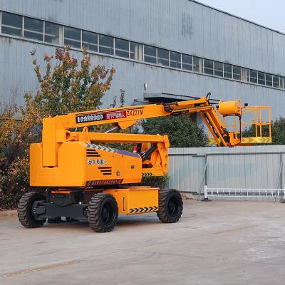 China Manufacturing Plant 21M Self Propelled Articulated Boom Lift Diesel Aerial Work Platform Hydraulic for sale