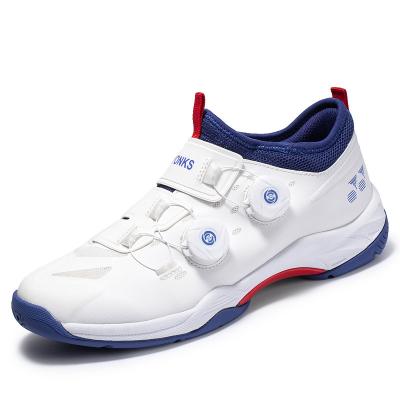 China New style badminton shoes men's and women's young student buckle tennis shoes lightweight rotary volleyball shoes for sale