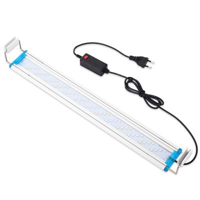 China Three Modes Lighting Aquarium Light Ultra Thin Bracket Lamp Three Color Adjustable Aquarium Aquatic Plant Landscaping Lights For Aquarium Decoration for sale