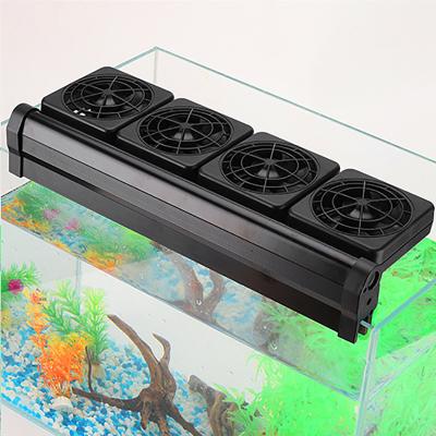 China Fish tank and aquarium Aquarium External Cooling Fan Adjustable Wind Speed For Fish Tank Constant Temperature Aquaculture Temperature Control Equipment for sale