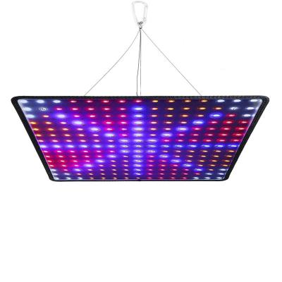 China Seed Starting 225 Led Grow Light Full Spectrum Ultra-thin Panel Phytolamp Hydroponics Growing System for Indoor Plants Greenhouse Fill Light for sale