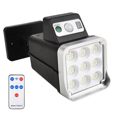 China Garden Solar Camera Sensor Light Intelligent Lighting Simulation Monitoring Security Lamp Remote Control Waterproof Garden Street Light for sale