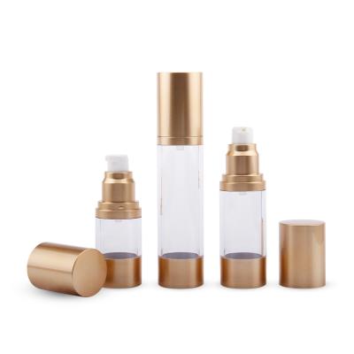 China Wholesale Cosmetic 30ml Airless Pump Bottle 50ml Plastic Airless Cosmetic Bottle for sale