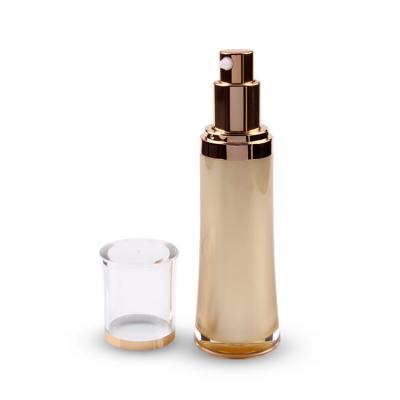 China Empty Acrylic Bottle 15ml 30ml Luxury Plastic Lotion Cream Cosmetic Bottle Wholesale for sale