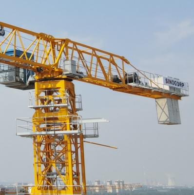 China Luffing Jib 10 ton toren kraan voor high-end projecten Te koop