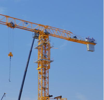 China Grúa de torre de control remoto con tapa plana de 16 toneladas en venta