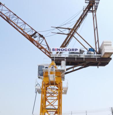 Cina QTD6024-16/18 Luffer Tower Crane With Luffing Jib in vendita