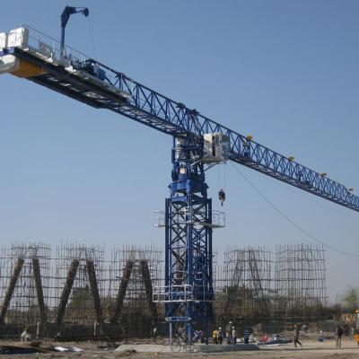 China Maximum Lifting Load 6.0t Flat Top Tower Crane Equipment For Precise Construction for sale